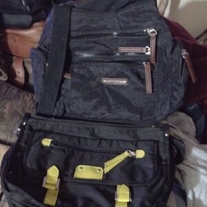 Stylish Black and Yellow Men's Bags(2)